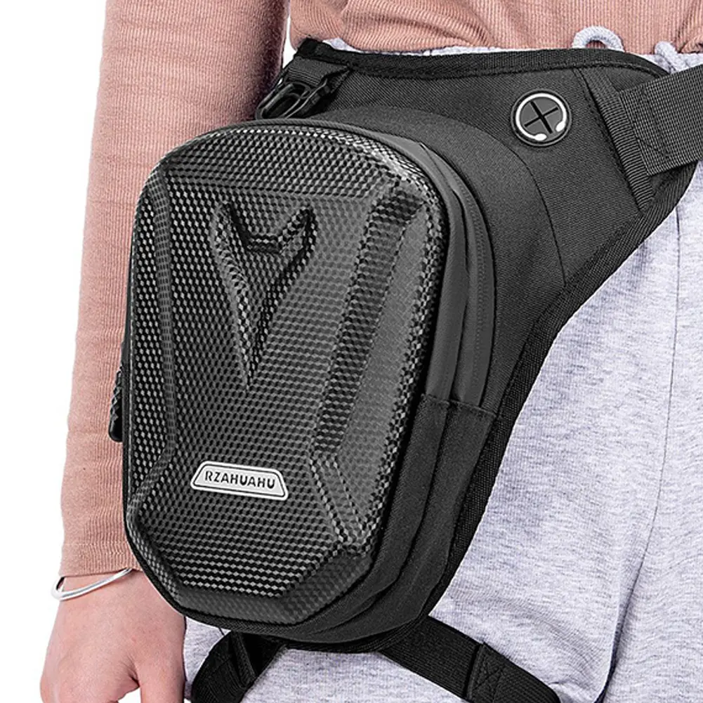 Beg Pinggang Motor RZAHUAHU Motorcycle Leg Side Bag EVA Hard Shell ...