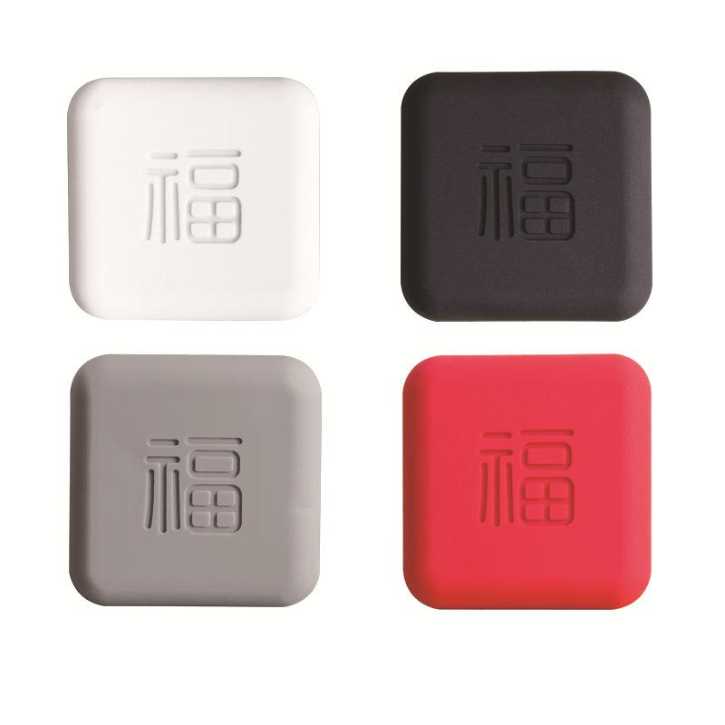 1PC 3D Silicone Anti-collision Wall Stickers Home Decoration Bedroom Door Anti-collision Pad 9