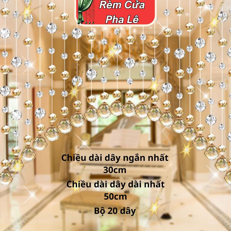 Rèm Cửa Pha Lê Phong Thủy Cao Cấp – Thu Hút Tài Lộc, May Mắn 1