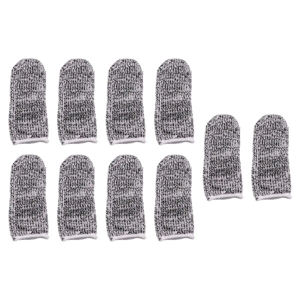 10Pcs Finger Thumb Gloves Thumb Protector Hand Covering Compression Finger Sleeves Nonslip Sculpturing Worker Finger Sleeves