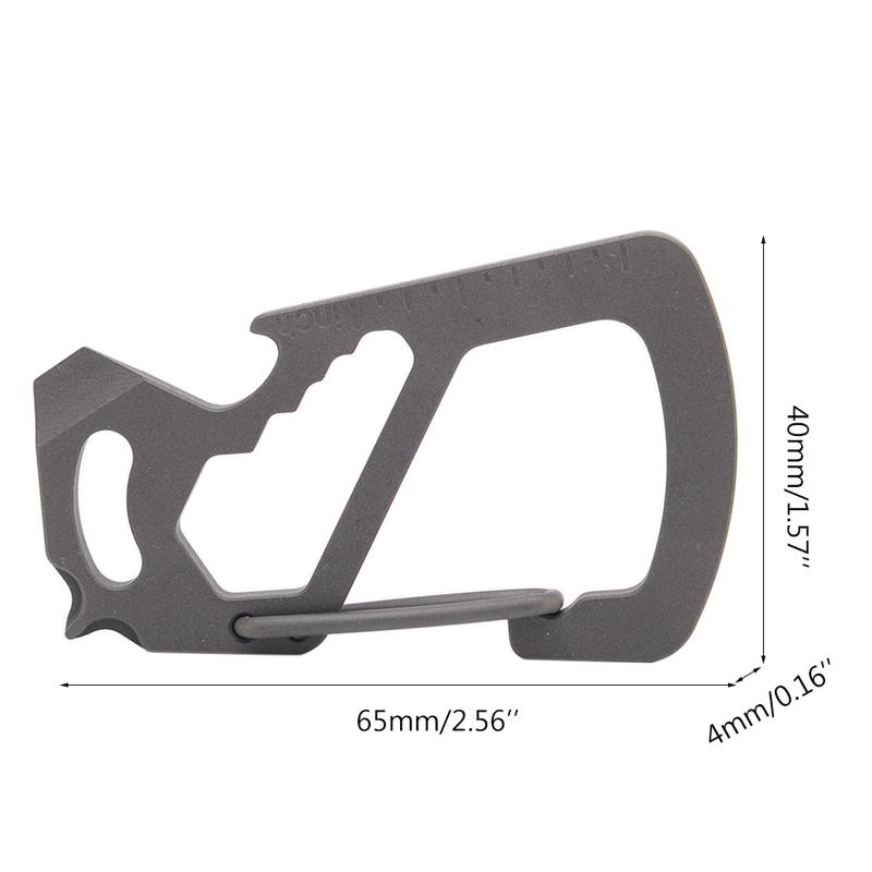 for Titanium Alloy for Key Holder for Key Ring Camping Bottle Hook Keyring  Mult 4