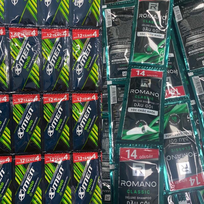 Dây dầu gội đầu nam Romano Classic Xmen - Hương thơm nước hoa nam - Chăm Sóc Tóc Dưỡng Tóc