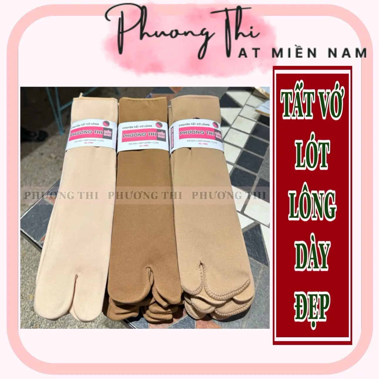 [ TẶNG THÊM 1 ĐÔI ] SET 5 ĐÔI TẤT VỚ LÓT LÔNG Ủ KEM BAO DÀY HÀNG CAO CẤP