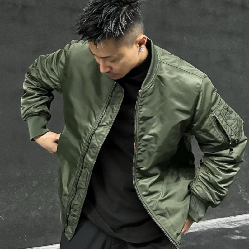 Áo khoác bomber 02 basic năng động trẻ trung chất liệu dù mero 2 lớp - Menwear Jacket