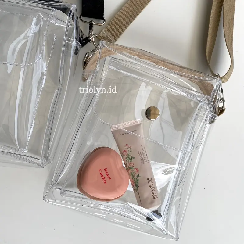 Tas pvc selempang transparan tas konser 4