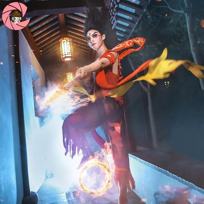 Anime Nezha 2 Nezha Conquers Dragon King Cosplay Costume Ao Bing Exhibition Costume Wig Gun Full Set Male