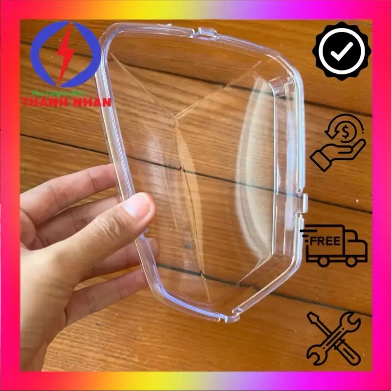 Mặt Kính Đèn Pha Xe Đạp Điện Cap A2, A3, A9, A+. As, Pega, Hk bike, Fuji, Nijia..Phụ Tùng Xe Điện 4