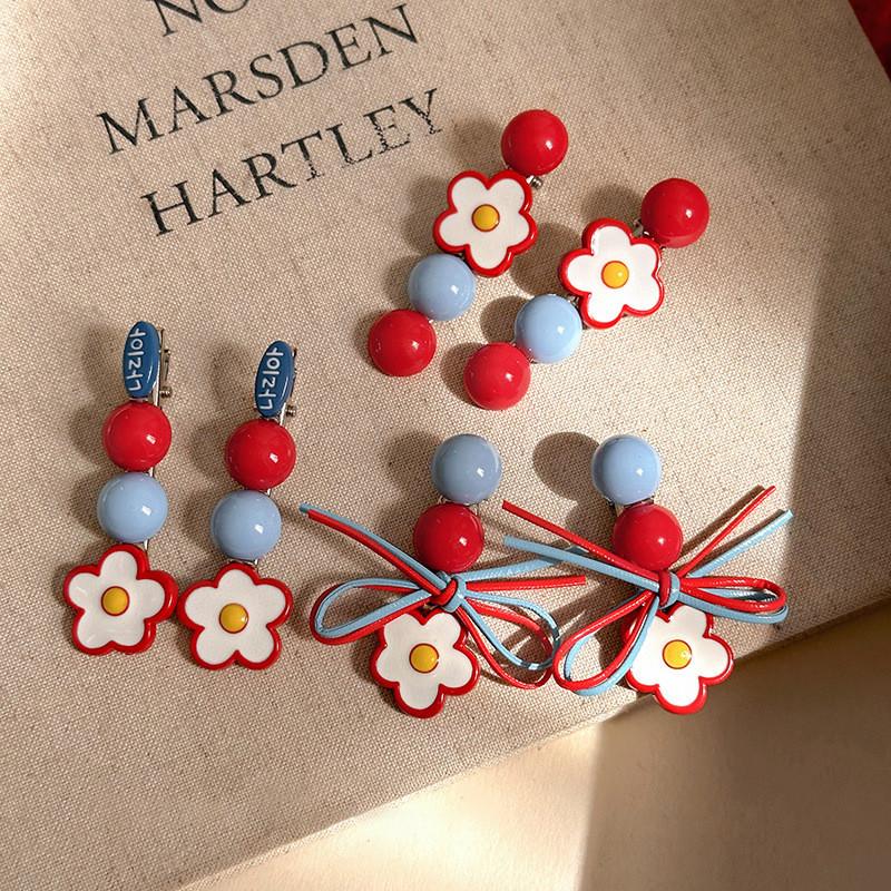 KYUBE - 2PCS JEPIT RAMBUT PITA BUNGA KOREA LUCU / JEPIT RAMBUT FASHION KEKINIAN