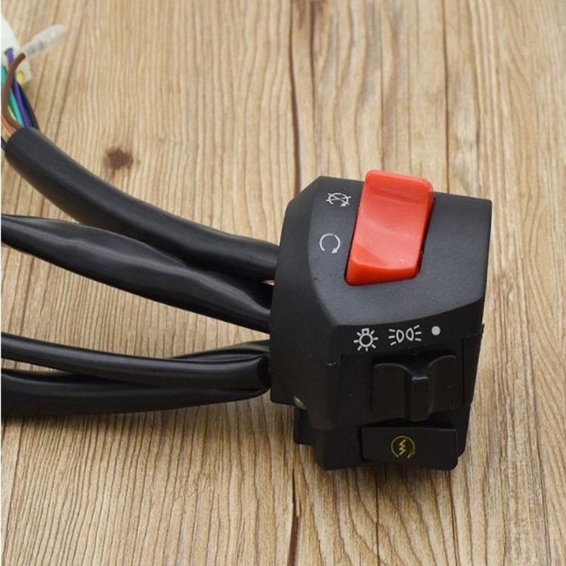 Product Introduction of High Quality 110 125 150 Handle Seat Black 200FXD Switch Handle Left&Right Switch Assembly Motorcycle Tricycle Accessories 13