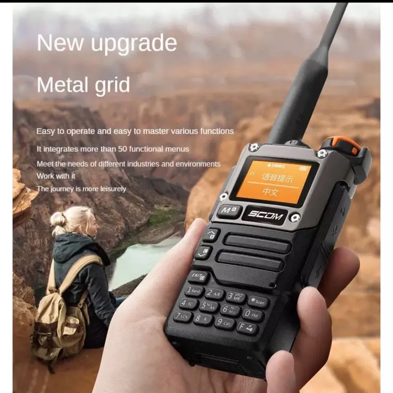 Ht scom fc9 pro multi air band handy talky walkie talkie 5KM 1