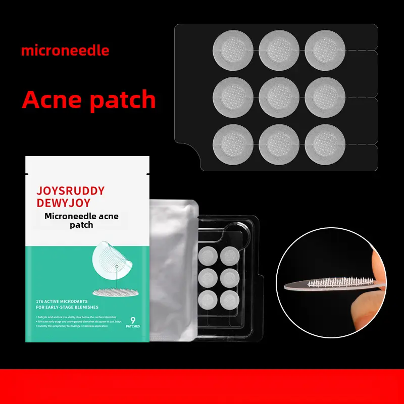 Soluble Painless Microneedle Acne Patch Hyaluronic Acid Nourishing Skin Acne Removal Microcrystalline Acne Patch Skincare Skin Repair