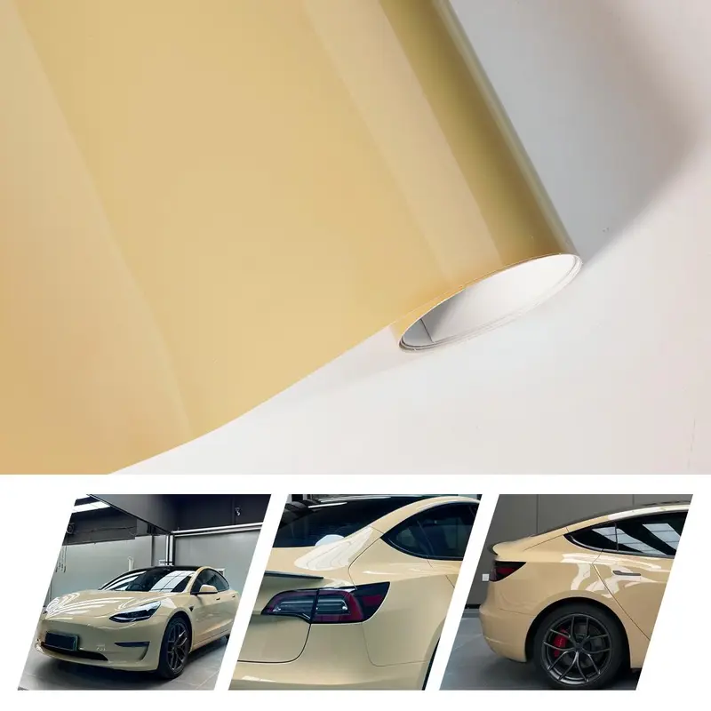 Car Vinyl Wrap, Waterproof & Sunproof Car Body Sticker, Ultra-durable Car Body Decoration Sticker, Universal Car Exterior Accessories 2