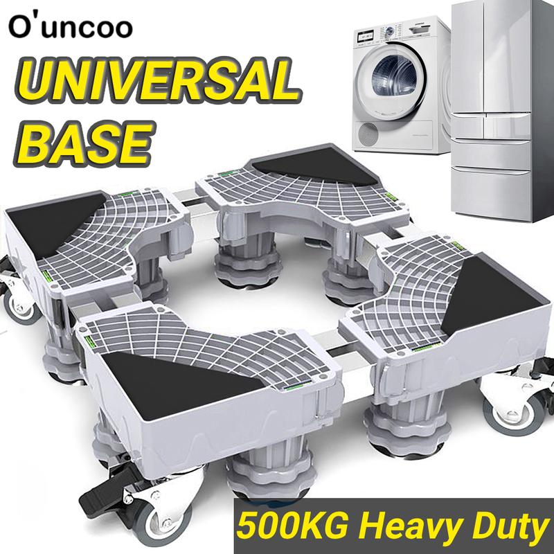 O'uncoo Ref Stand Washing Machine Stand Movable Stand with Wheels ...