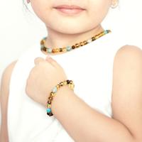 Gambar Amber Buddy | LE455 Kalung & Gelang Bayi Baltic Amber kombinasi Blue Frost Agate. 32cm & 14cm - GELANG LE455 dari Amber Buddy Indonesia Kota Denpasar 3 Tokopedia