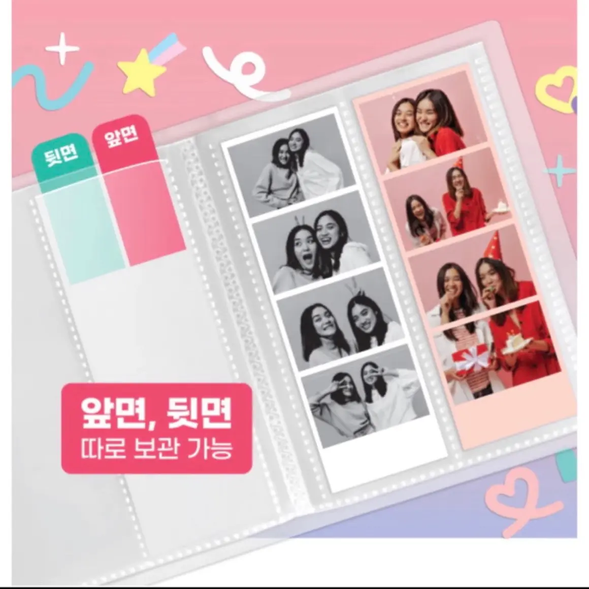 Daiso Korea Pocket Card Photo Album Original