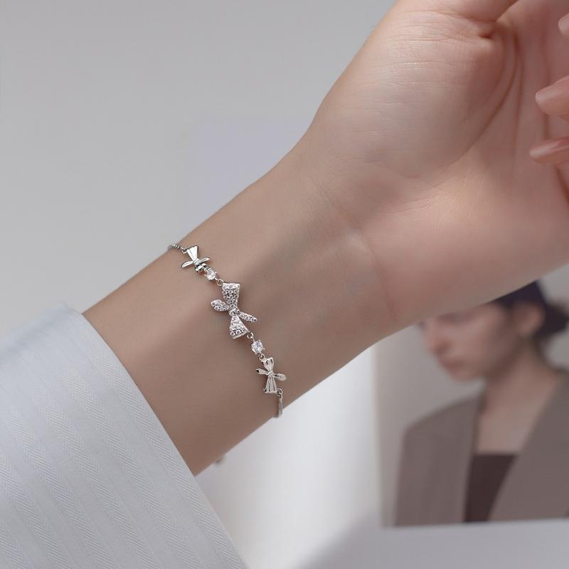 Vòng tay bạc 925 Tyche Sun kiểu dáng Hàn Quốc phong cách trẻ trung phù hợp đeo đi học, đi chơi,đi làm TYCHE JEWELRY 3