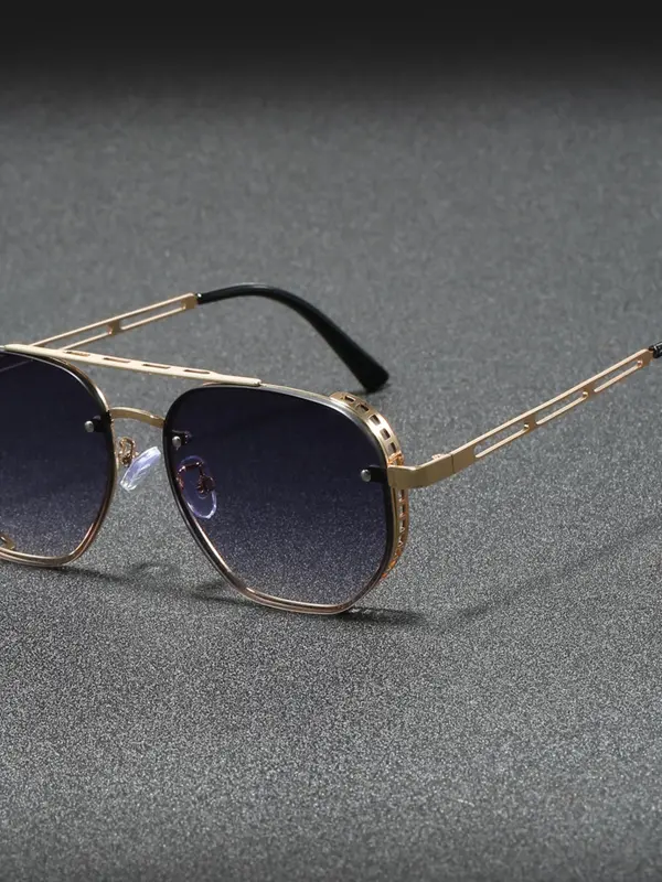 Men's Vintage Sunglasses, Trendy Casual Sunglasses for Everyday Use, Fashion Accessories for Outdoor Activities 4