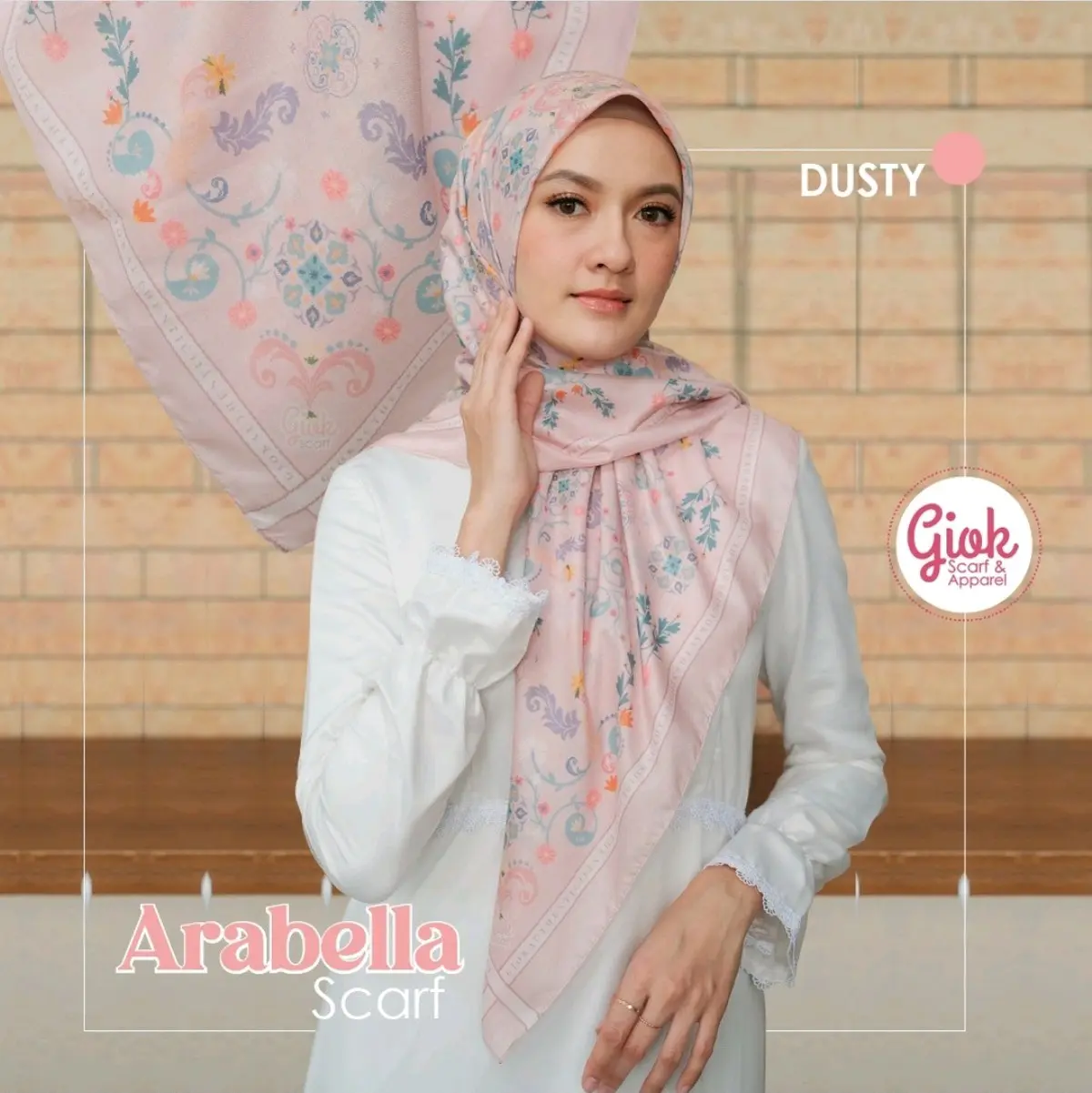 Arabella Scarf By Giok Scarf Square Voal