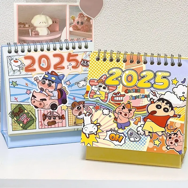 Lịch Bút Chì Màu Shin-chan, Lịch Để Bàn Giá Trị Cao, Đồ Trang Trí Sáng Tạo Để Bàn, Kế Hoạch Văn Phòng Phẩm Hoạt Hình, Lịch Năm, 2025, Bán Chạy Trong 30 Ngày, Số Lượng: 1989 Miếng, Hợp Xu hướng, Hàng Mới Về Năm 2023 8