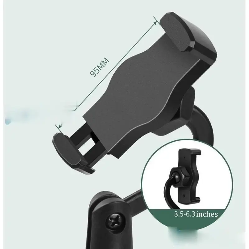 Stand Handphone Tripod Phone Putar 360 Dudukan Smartphone Universal Holder HP Meja L7 Penyangga Black 4