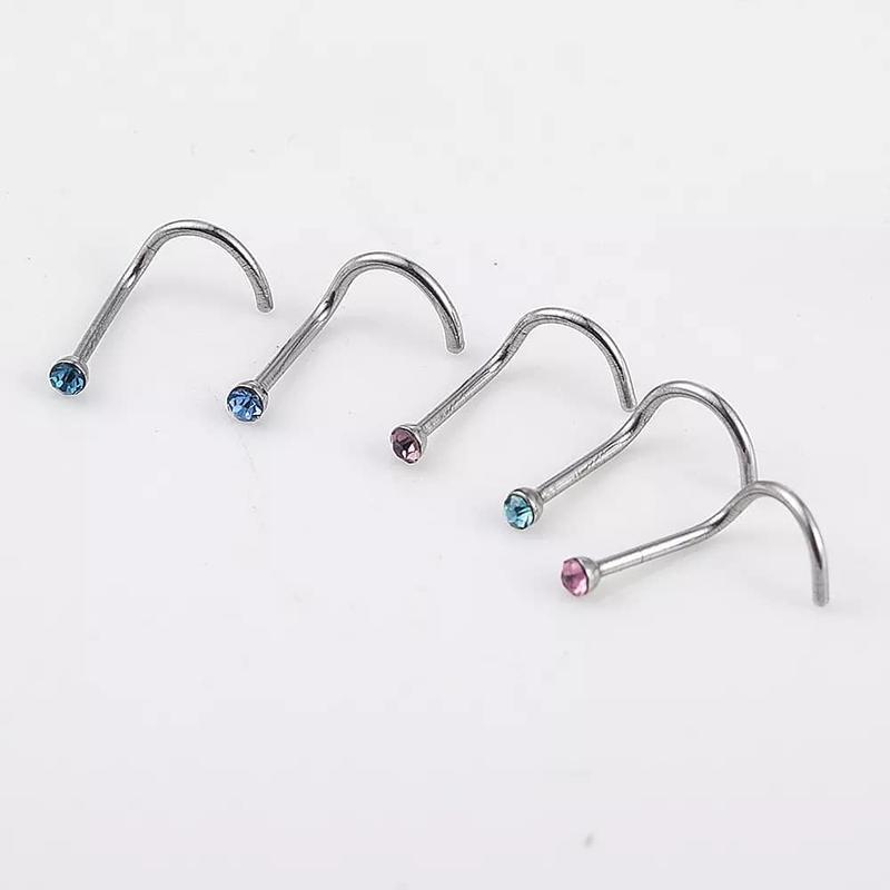 Product Introduction of Anting Nostril Piercing (Tindik Hidung) Standart Elegan Varian Warna 0