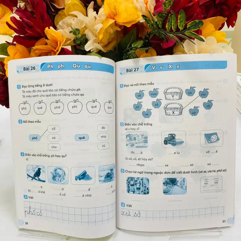 Sách - Vở thực hành Tiếng Việt 1 (Tập 1,2) - Kết nối tri thức - NXB Giáo dục 6