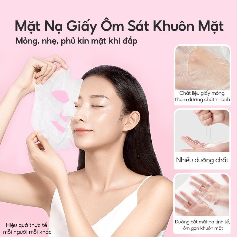 Mặt Nạ Giấy CLRKEY LUMINUS Vitamin B5 Hỗ Trợ Cấp Ẩm Làn Da/ Purifying Facial Mask Hỗ Trợ Giảm Dầu Và Mụn 10 miếng/hộp 5