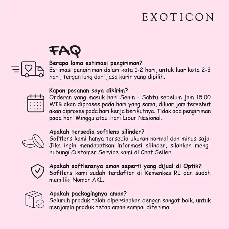 Exoticon Softlens - Nami - Summer Eye Soflens Lensa Brown 5