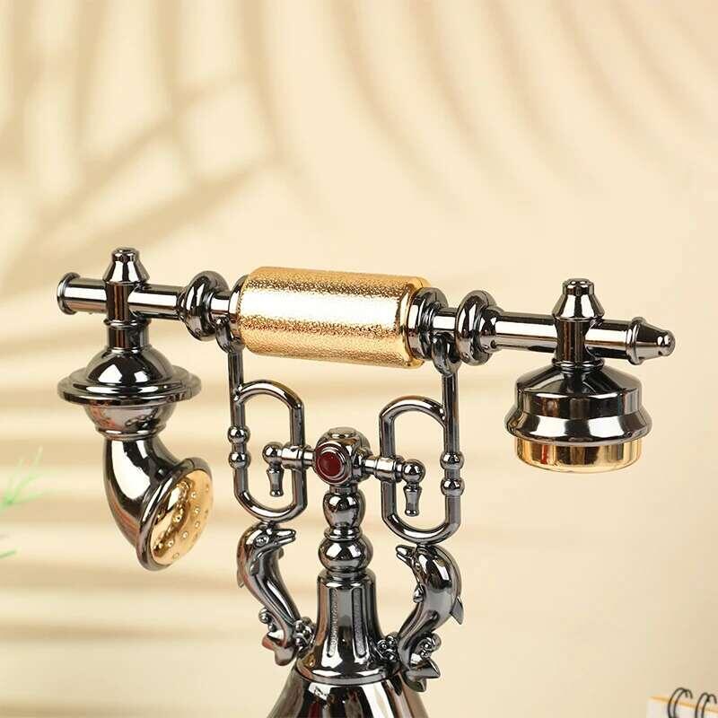 Product Introduction of Small Alarm Clock European Retro Pendulum Creative Timekeeper Desop Ornament For Home Room Bedside Decoration 17