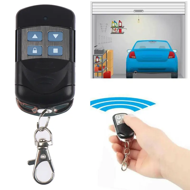 Dụng Cụ Mở Cửa Nhà Để Xe, 1 Cái, 4 Nút, 433MHZ, Mã Lăn, Cổng, Nhân Bản, Điều Khiển Từ Xa 4