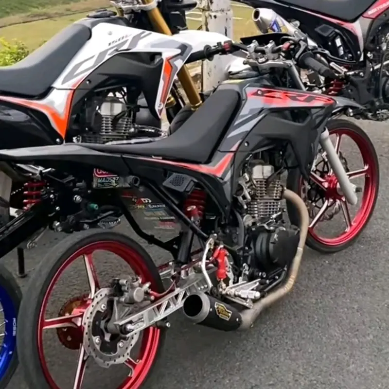 Velg vnd supermoto herex surex crf klx ukuran 160x160 Ring 17 original VND di pnp kan ke motor super moto herex KLX / CRF disc depan lubang 4 disc belakang lubang 5 3