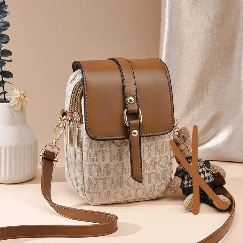 Product Introduction of Sling Bag Luka JMK | Tas Selempang Pocket Wanita Sling Bag JMK | Tas Selempang Handphone Wanita 2 Ruang Model Terbaru Tas Kecil Wanita Untuk Pesta Selempang Wanita Warna Hitam Cokelat Tan Putih Kulit PU 20