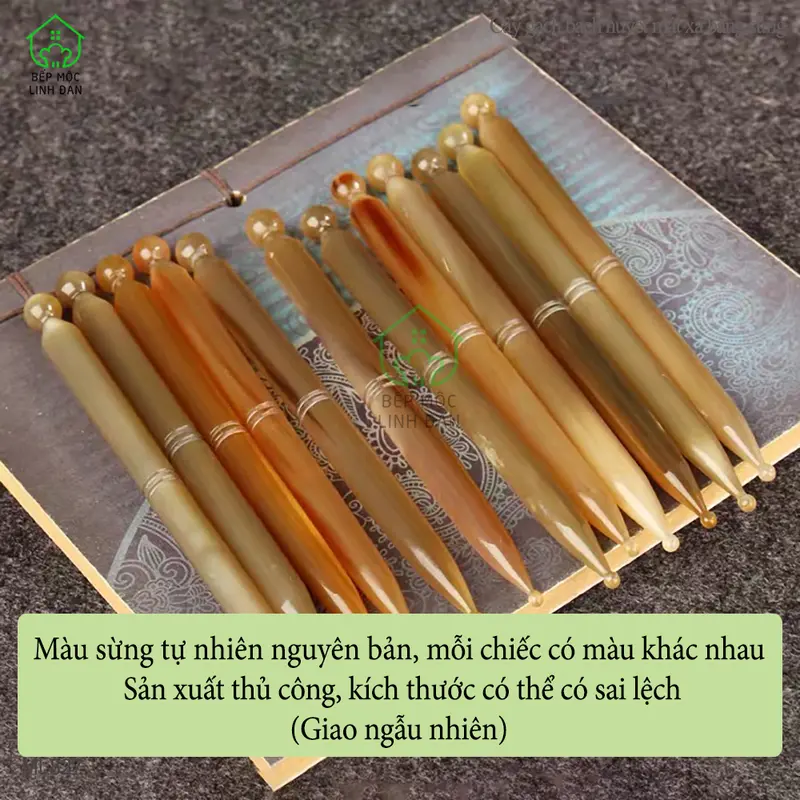 Cây Gạch Bạch Huyết Điện Chẩn Bằng Sừng - Day Ấn Huyệt Mát Xa Làm Đẹp Da [MH827] 2
