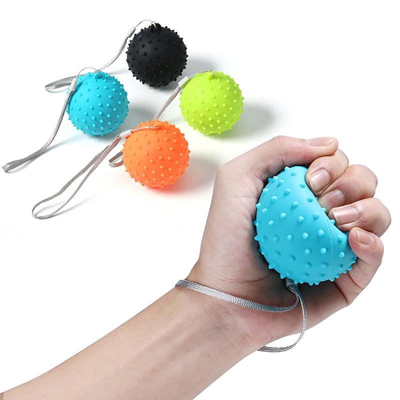 Silicone Round Grip Ball Hand Muscle Relaxation Training Ball Silicone ...