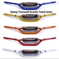 Gambar stang twinwall scarlet klx 150 crf 150 vixion cb tiger scorpio dtracker verza thunder scarlet premium series ketebalan 6mm scatlet original dari HR racingshop Kota Administrasi Jakarta Barat 1 Tokopedia