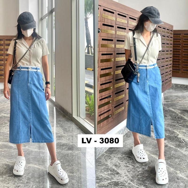 Product Introduction of rok jeans riped terbaru wanita/rok jeans sobek wanita/rok jeans terbaru/shabhira16 11