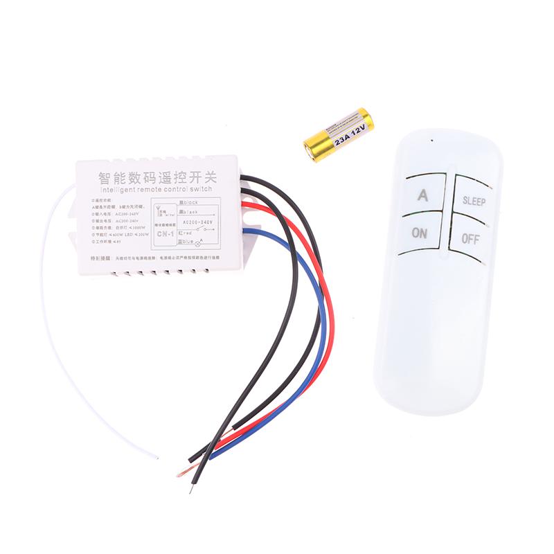 Product Introduction of Digital Remote Control Light Switch Wireless ON OFF Switch For Light Bulb Chandelier 220V RF433 1/2/3/4 Ways 22