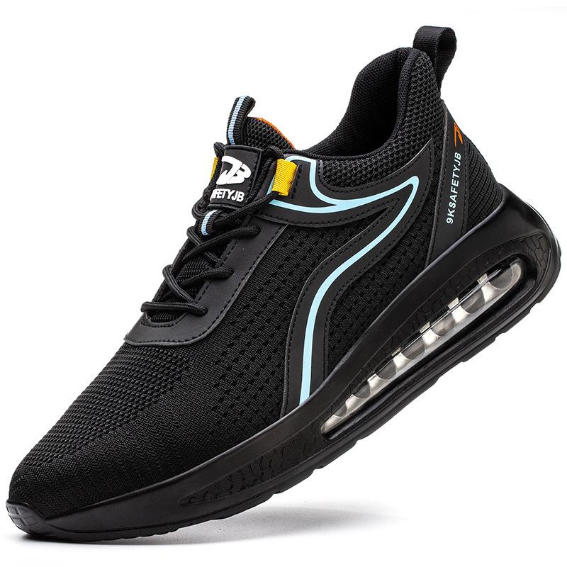 Product Introduction of Men Women Safety Shoes Anti-smash Anti-puncture Steel Toe Work Shoes Air Cushion Labor Protection Shoes Protective Shoes 5