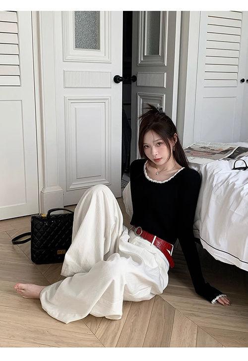 Product Introduction of Áo Lớp Nền Giữ Nhiệt Dralon Hai Mặt Màu Đỏ, Một / Hai Mảnh, Thích Hợp Cho Giáng Sinh Và Năm Mới, Nữ, Phong Cách Phương Tây, Có Đệm, Có Thể Mặc Bên Trong, Áo Trên Top Women Sơ Mi 12