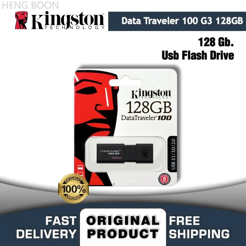HENG BOON Kington DataTraveler USB Flash Drives 16GB 32GB 64GB 128GB Pen Drive USB 3.0 high speed PenDrives Flash Drives