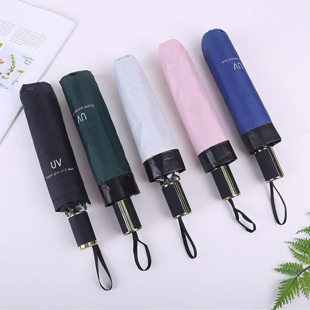 Ô dù hai lớp che mưa nắng ,Ngăn tia UV , 8 nan chắc chắn , Gấp gọn tiện lợi , Thích hợp dùng cho 1 người.