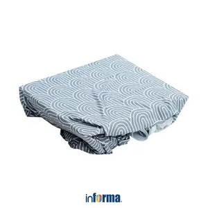 Informa 104X185 cm Sarung Sofa Bed Arches - Abu-Abu Pelindung Sofa Penutup Dekorasi Ruang Kain Sofa Pelapis