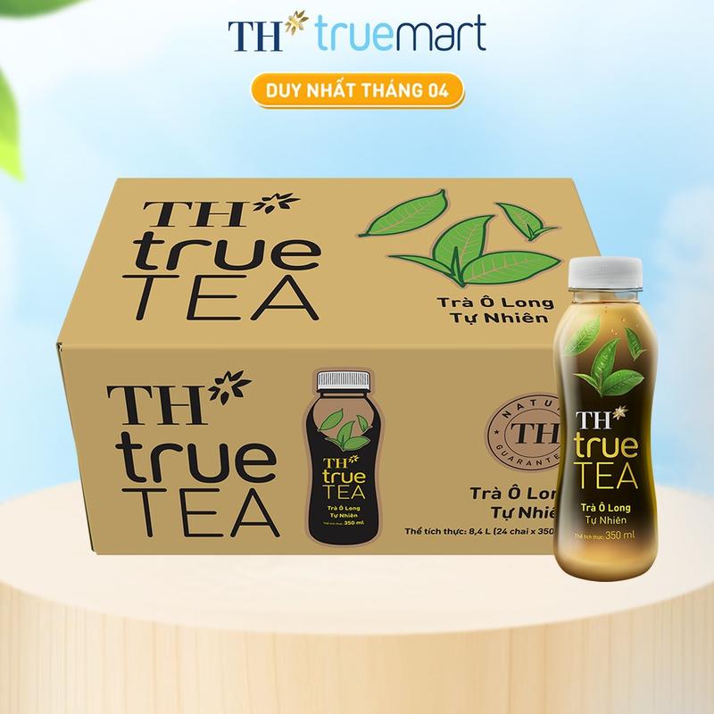 Thùng 24 chai trà ô long tự nhiên TH true TEA 350 ml (350 ml x 24)