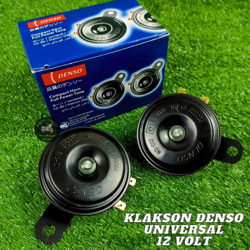 Klakson Denso Keong Tahan Air 12Volt Klakson Denso Universal Kelakson Motor Mobil Waterproof Original