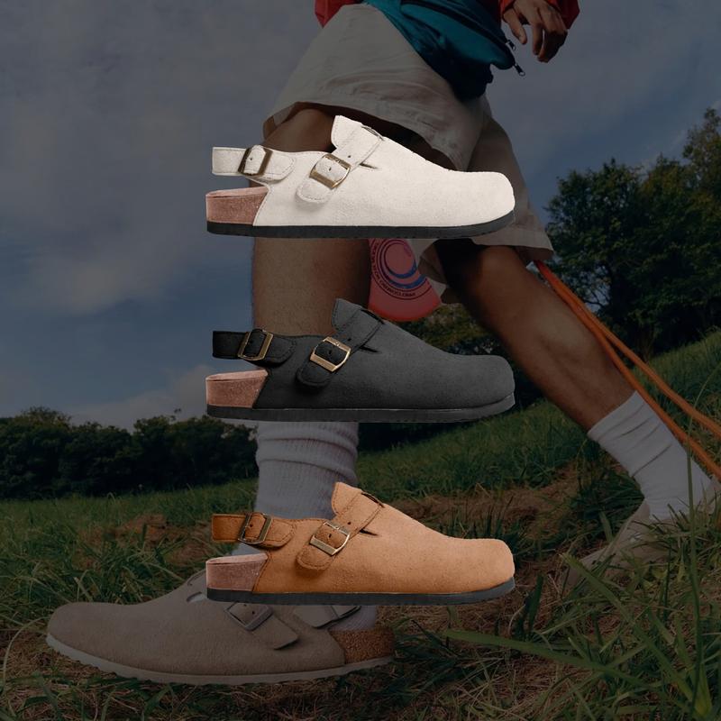 RENCHO TOKIO PREMIUM dép da bít mũi CÓ QUAI DA BÒ đế trấu định hình lòng bàn chân