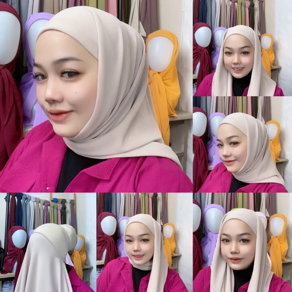 PAKET 3pcs [ BISA REQUEST WARNA ] Segiempat Inner Cerruty Babydoll