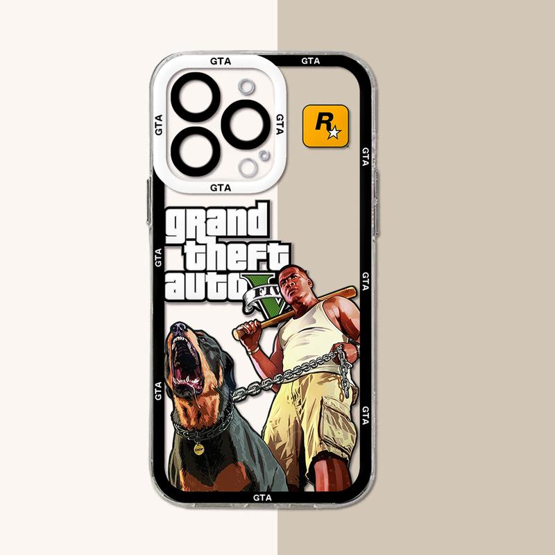 Product Introduction of Ốp Điện Thoại Gta Vice City, Trò Chơi Nóng Bỏng Sang Trọng, Ốp TPU Mềm Trong Suốt, Tương Thích Với iPhone 16, 15, 14, 13, 12, 11, Mini, Pro Max, X, XR, XSMax, 6S, 6, 7, 8 Plus, SE 13