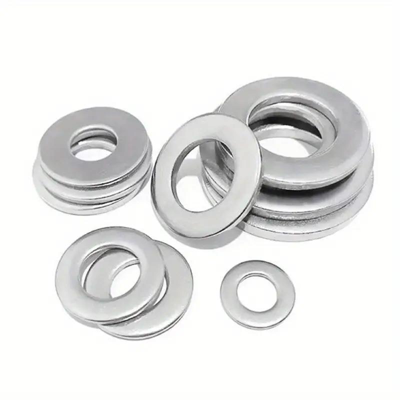 Product Introduction of Stainless Steel Washer Set, 180pcs/set M2 M2.5 M3 M4 M5 M6 M8 Flat Washer Assortment Kit, Durable and Sturdy Screw Accessories for Home and Office 2