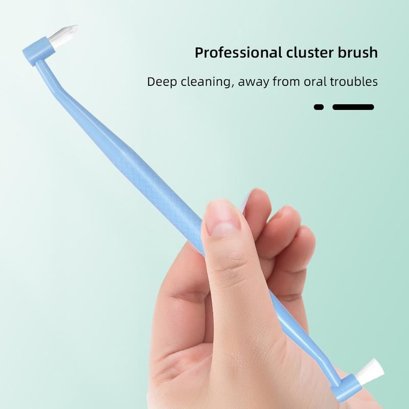 Product Introduction of Double Head Single Bundle Orthodontic Toothbrush Interdental Cleaning Brush Portable Soft Bristles Tooth Cleaning Tool #470530 35