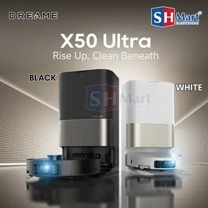 Dreame X50 Ultra Robot Vacuum Cleaner Hot Water Self Cleaning Vacuum Garansi Resmi